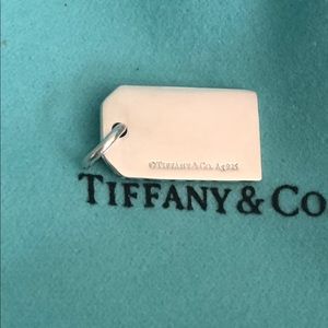 Tiffany Co Something Blue Tag Charm 